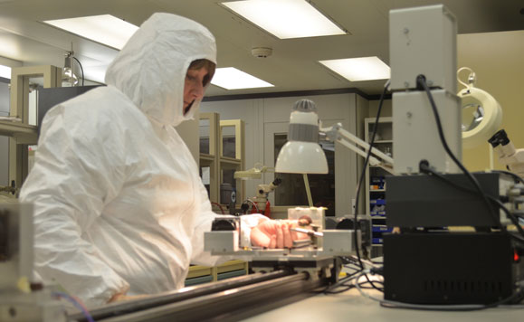 “Technical Development Laboratory clean room facility at Case Western Reserve University” credit: Erika Woodrum/FES Center